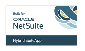 Built-for NetSuite Hybrid SuiteApp Badge representing ShipJunction's expertise and excellence as a NetSuite shipping integration.